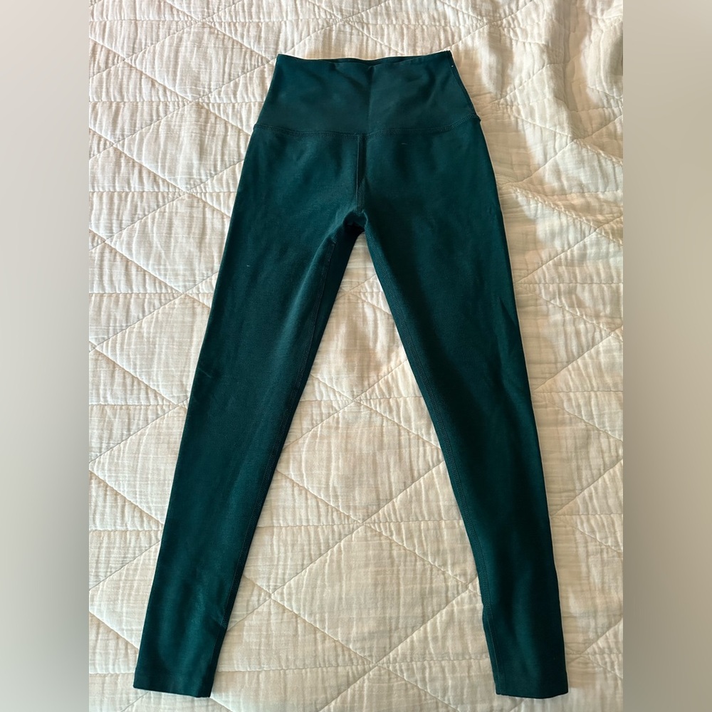 Beyond Yoga women’s Spacedye Midi Legging Deep Sea Heather size Xs